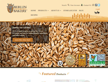 Tablet Screenshot of berlinnaturalbakery.com